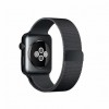 Apple Watch (38-44mm) Stainless Steel Mesh Milanese Loop [Black]