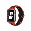 Apple Watch Soft Silicone Strap [38-44mm] Red and Black