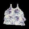Baby Girls' Floral Summer Frock  Open Neck_Off White Print