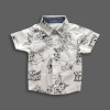 Boys All Over Tom & Jerry Printed Shirt White
