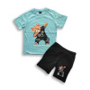 Boys Boom Panda Printed T-shirt & Pant Set Pest