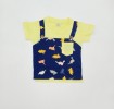 Boys' Jump suit Style T-shirt & Pant_ Yellow