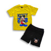 Boys Mickey Printed T-shirt & Pant Set Yellow