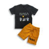 Boys Nasa Printed T-shirt & Pant Set Black