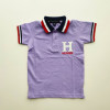 Boys Premium Solid Polo Shirt Light Purple