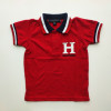 Boys Premium Solid Polo Shirt Red