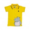 Boys' Printed Short Sleeve  Summer Polo T-Shirt_Yellow