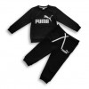 Boys PUMA Winter Sweatshirt and Trouser Set Black