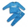 Boys PUMA Winter Sweatshirt and Trouser Set Sky Blue