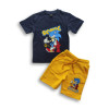Boys Sonic Printed T-shirt & Pant Set Blue