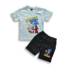 Boys Sonic Printed T-shirt & Pant Set Sky