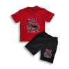 Boys Spiderman Printed T-shirt & Pant Set Red
