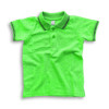 Boys Stylish Printed Polo Shirt Neon Green