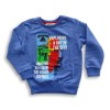Boys Stylish Printed Sweatshirt Blue