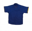 Boys' Stylish Summer Shirt Piping Design Remi Cotton_Blue