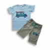 Boys T-shirt & Pant Set  Car Print