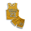 Bulls 23 Printed Megi T-shirt & Pant Set Yellow