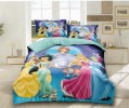 CINDERELA PRINTED PREMIUM QUALITY BEDSHEET WITH PILLOW COVER