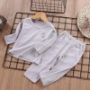 Gray Color Bamboo Cotton T-Shirt with pajama set