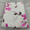 Hand Painted Floral Half-Silk Saree Pink & White