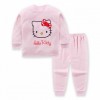 Hello Kitty Full Sleeve Winter Dress for Kids_pink