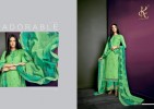 KAPIL FEB Pari Vol 3 cotton Cambric Casual Salwar kameez for Women_Green