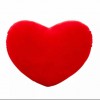 Love Heart Shape Plush Pillows Cushion Red