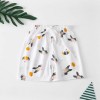Lovely pet print Unisex Toddlers Cotton Pull-on Half Pant
