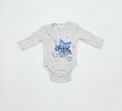 Newborn Infant Long Sleeve  Romper & Jump Suit two piece  Navy Blue Print