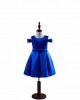 Sweet Party Holiday Dress Blue