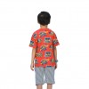 Red All Over Print T-Shirt & Pant Set  Mickey Mouse