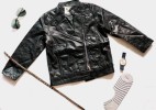 Stylish Black Leather Jaket for Boys