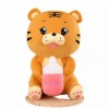 Tiger With bottle  Soft Plush 2.5Feet  Golden