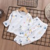 Triangle Print  Bamboo Cotton T-Shirt with pajama set