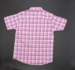 Violet & Pink Box Check Yellow Stylish Short Sleeve Boys Shirt