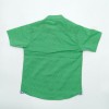 Water Wave all over Print Green Stylish Short Sleeve Boys Shirt